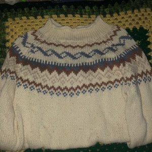 Cream Christmas sweater